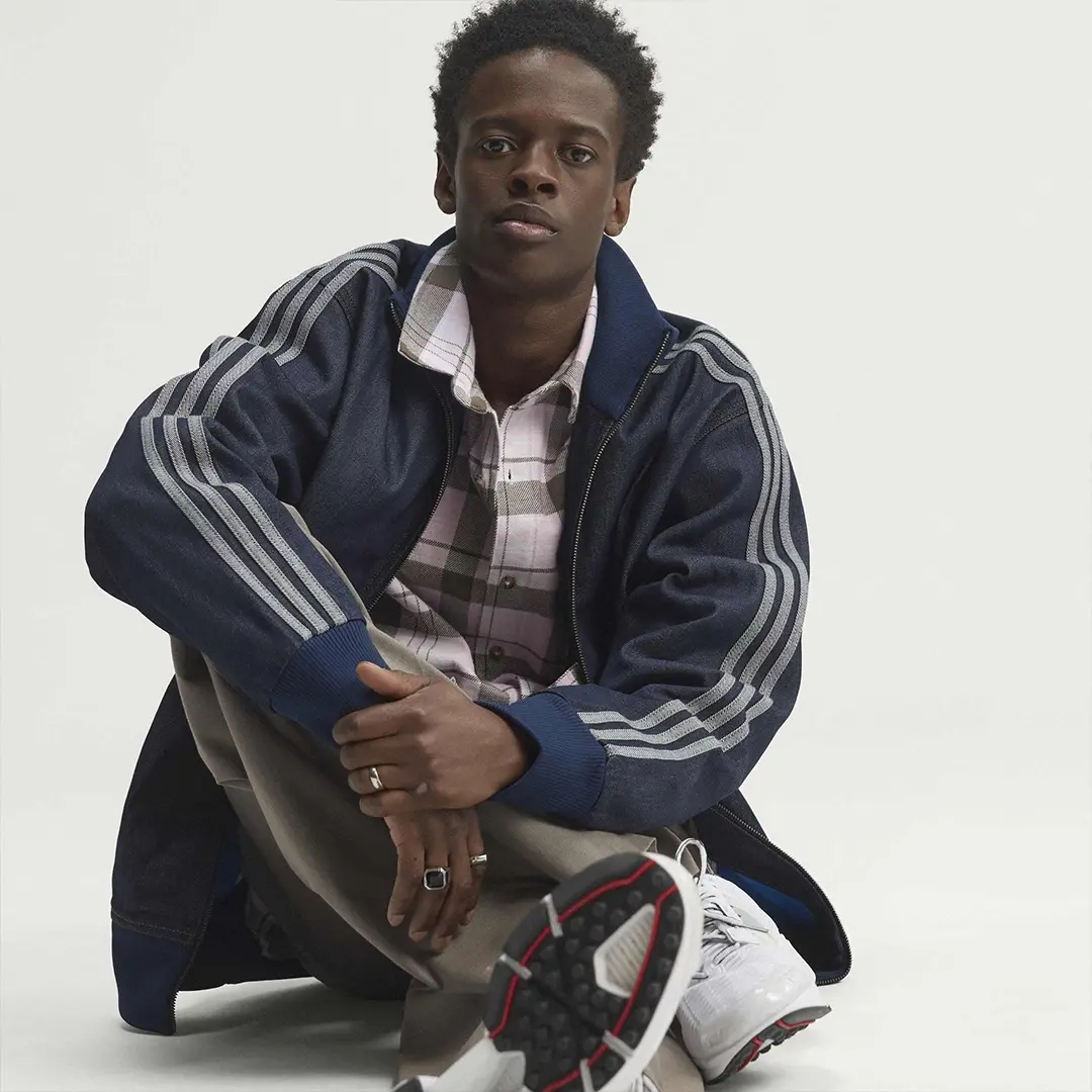 Adidas Denim FB Track Top Indigo Denim - Image 2
