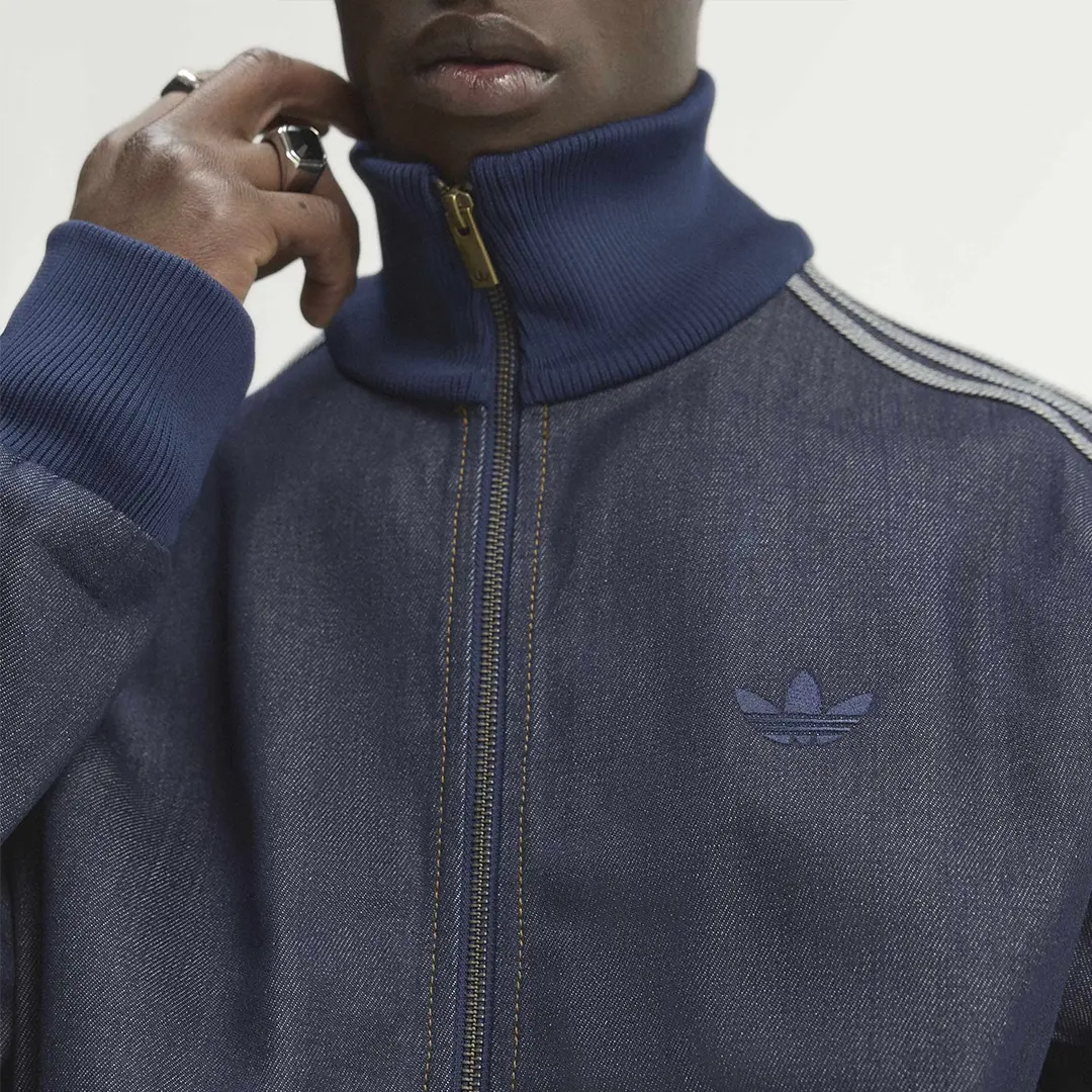 Adidas Denim FB Track Top Indigo Denim - Image 3
