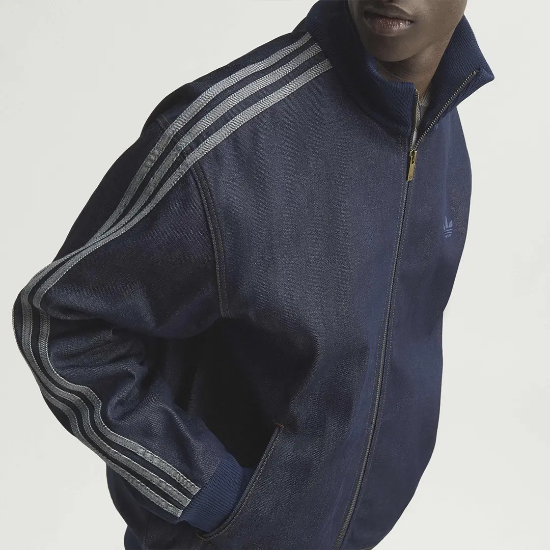 Adidas Denim FB Track Top Indigo Denim - Image 4