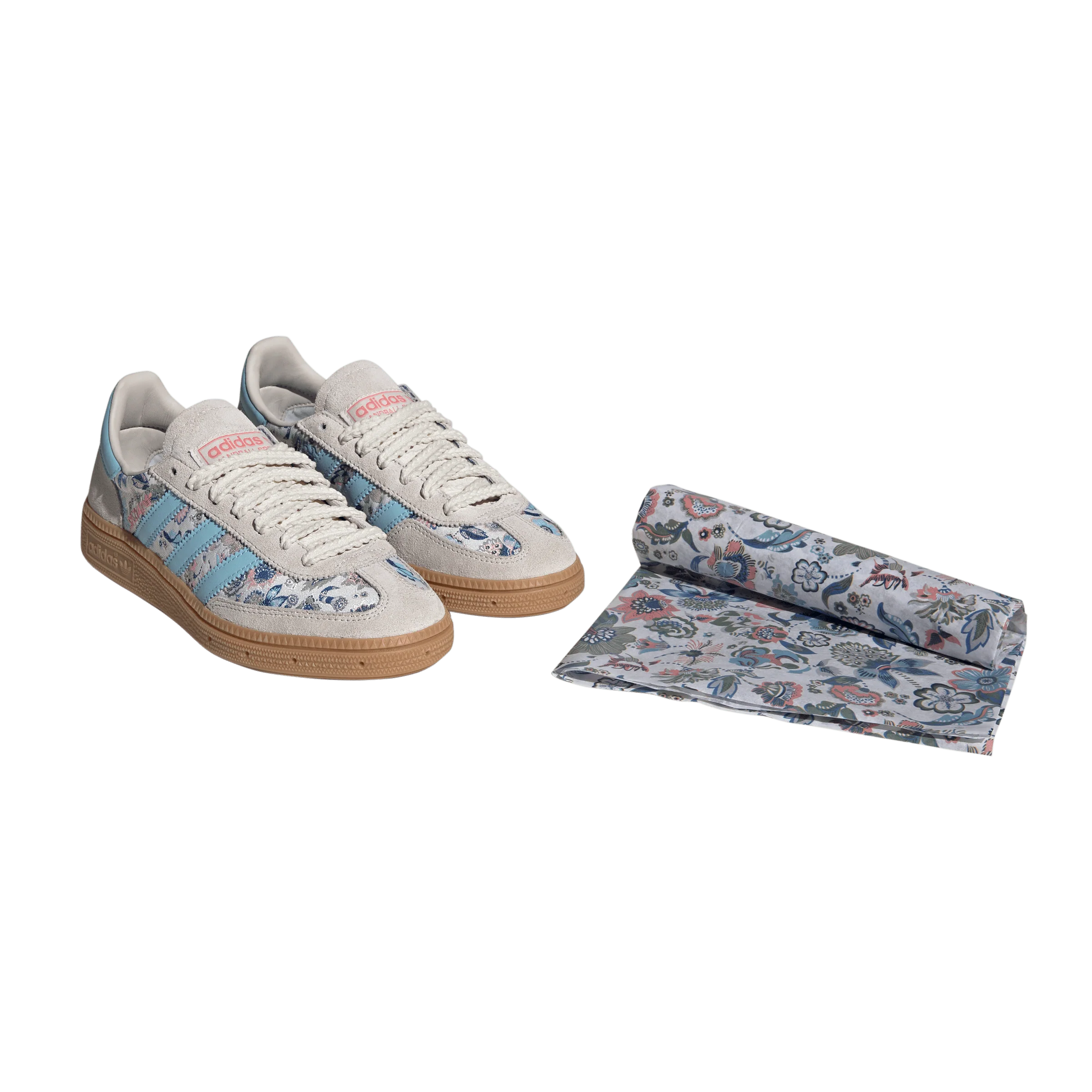 Adidas Handball Spezial Liberty London Off White Icey Blue - Image 6