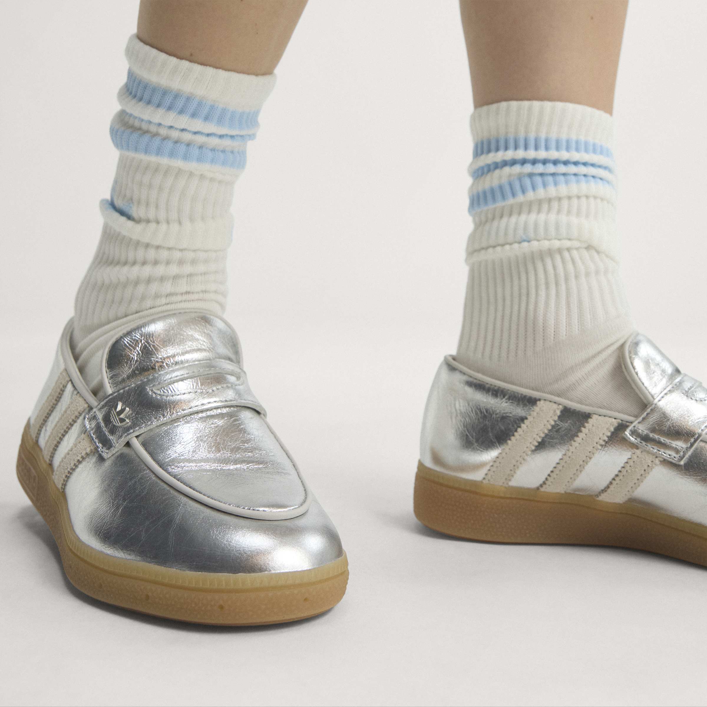 Adidas Handball Spezial Loafer Silver - Image 7