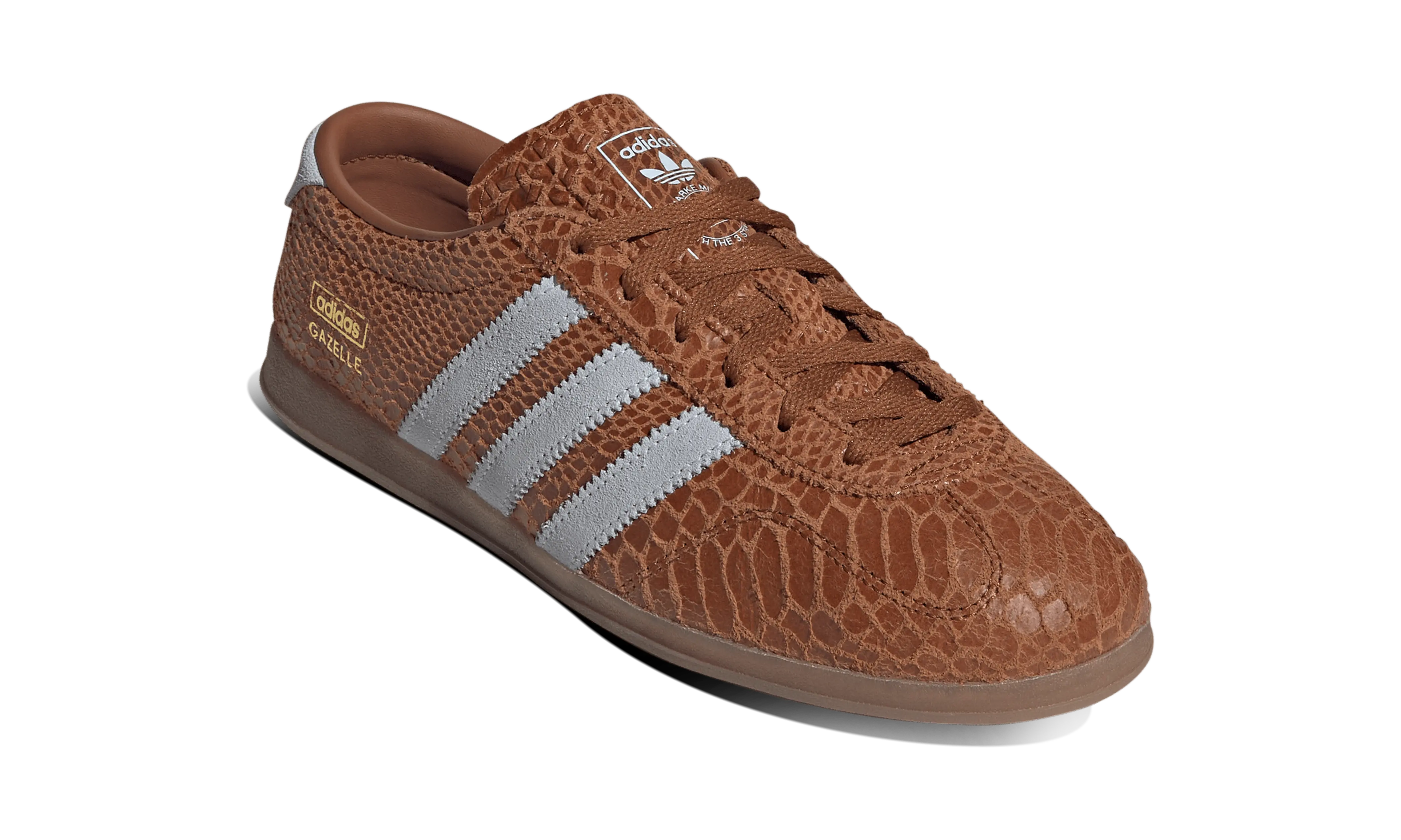Adidas Mujer Gazelle Lo Pro Cognac Light Gray - Image 2