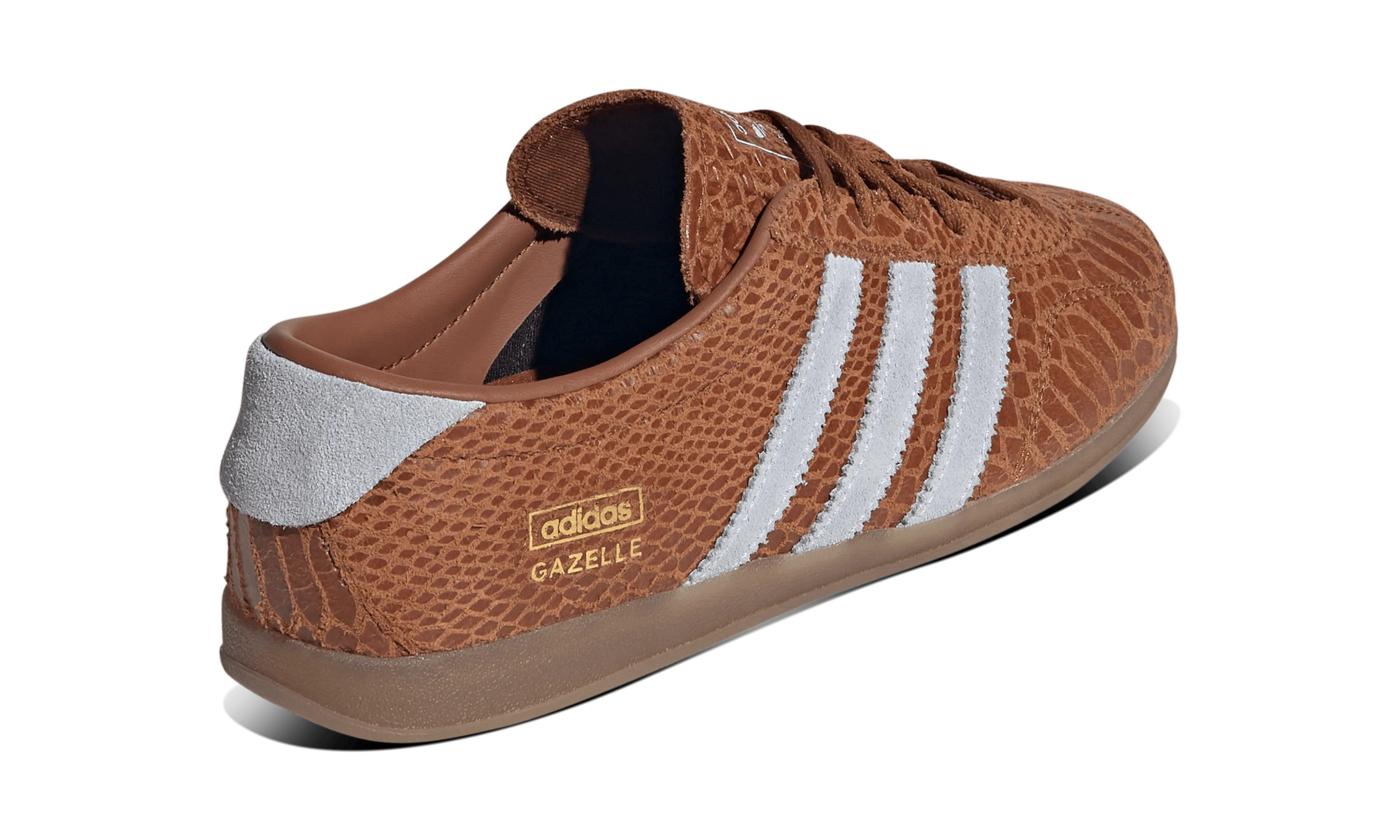 Adidas Mujer Gazelle Lo Pro Cognac Light Gray - Image 3