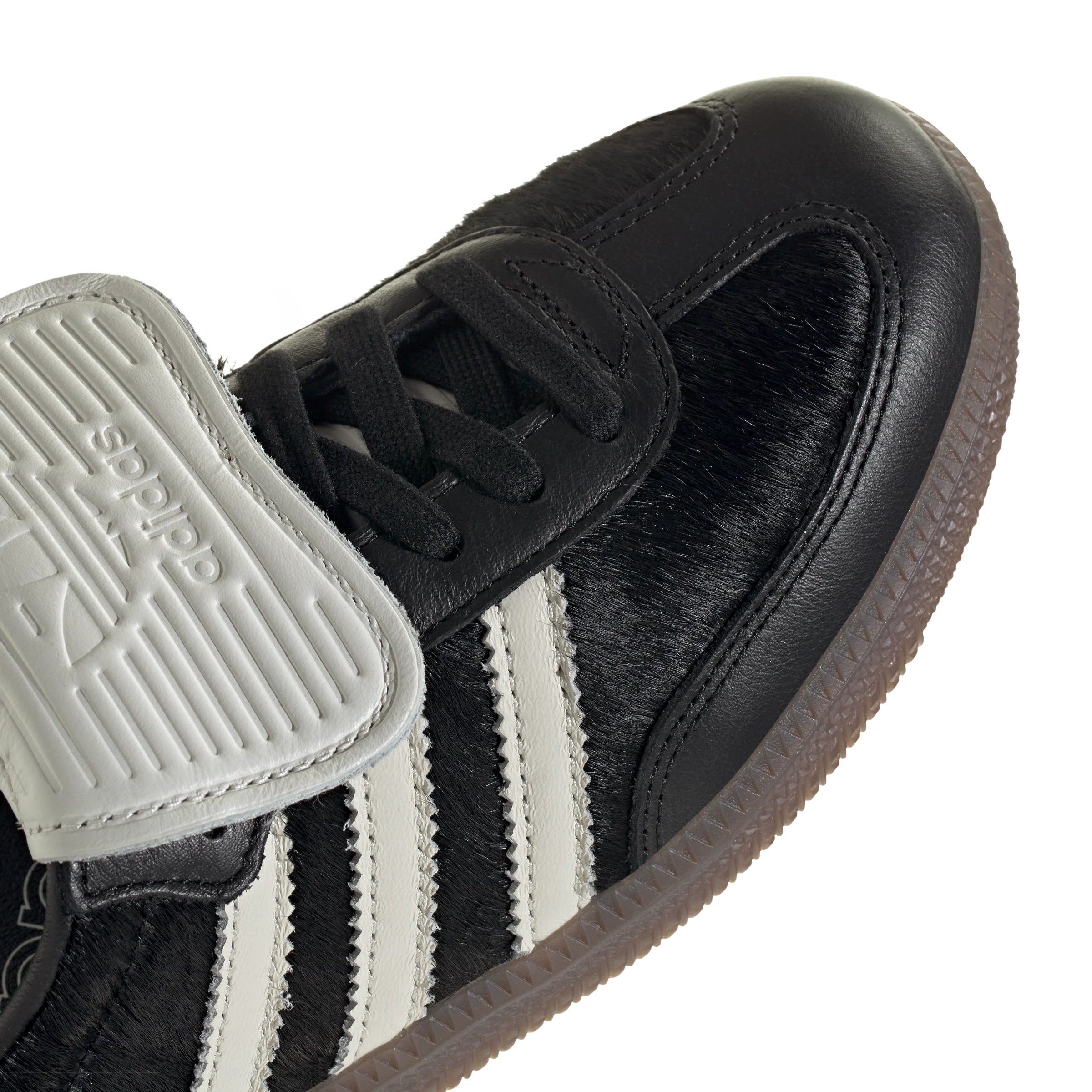Adidas Mujer Samba LT Black White Pony - Image 4