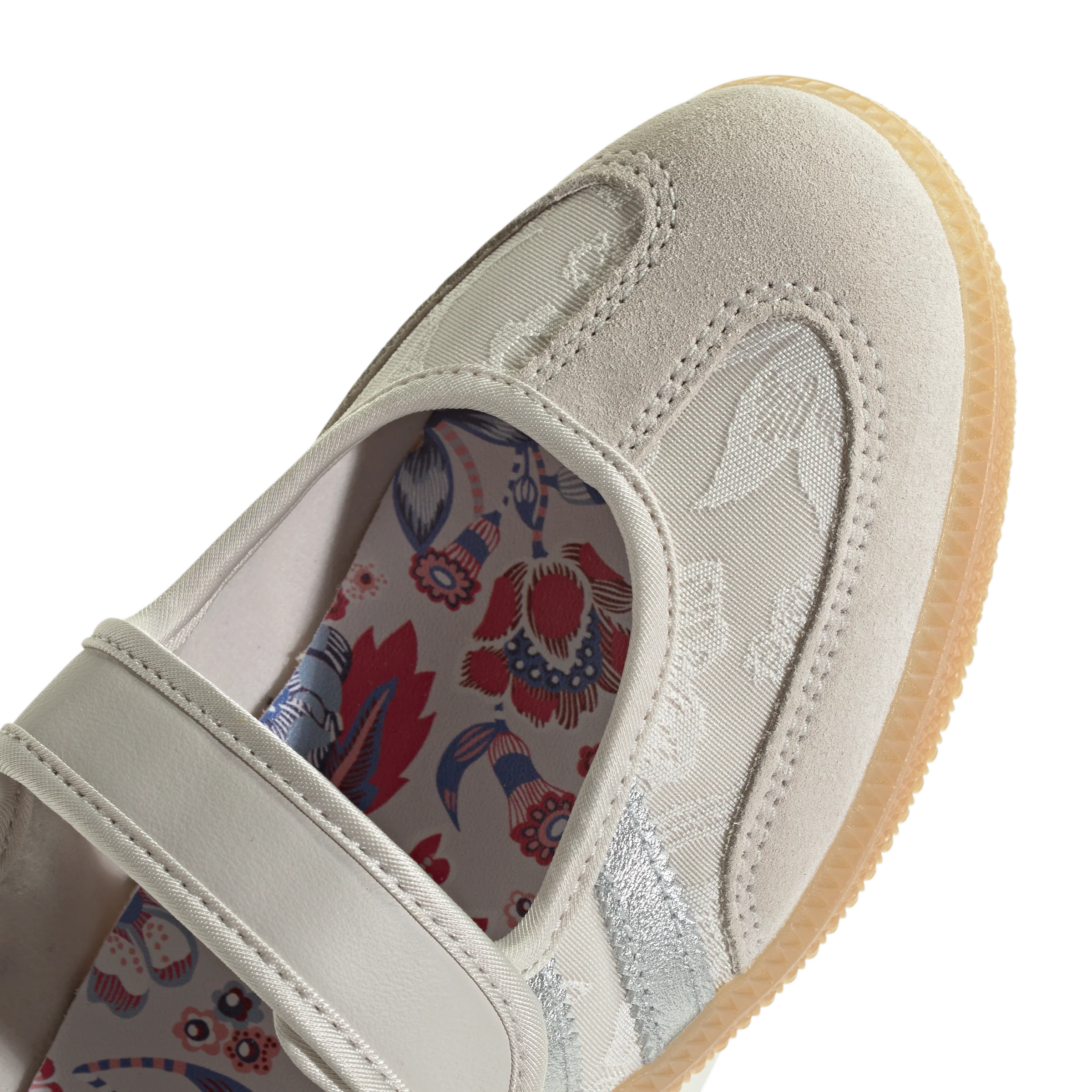 Adidas Samba Jane Liberty London Chalk Pearl Silver - Image 4