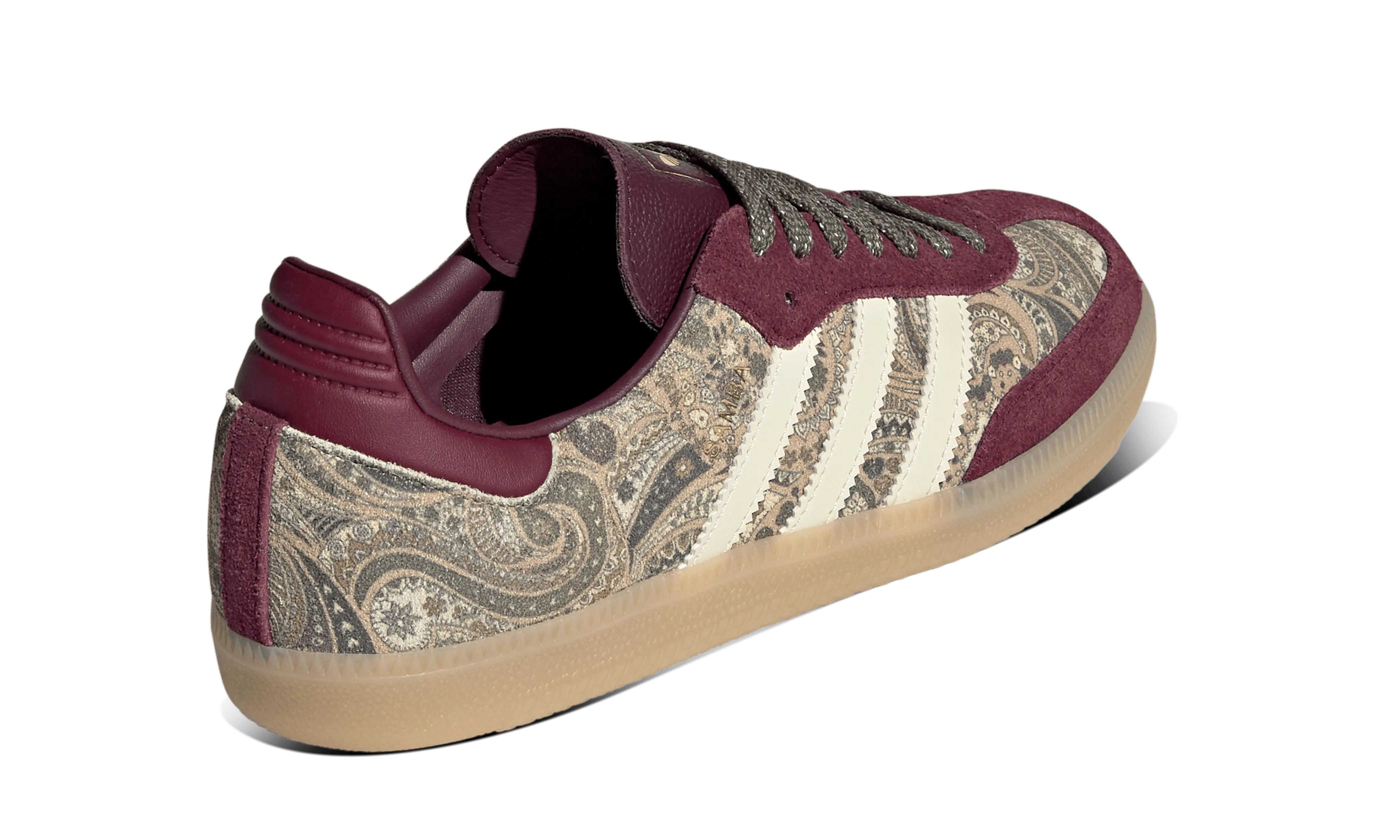 Adidas Samba OG Liberty London Maroon Warm Vanilla - Image 2