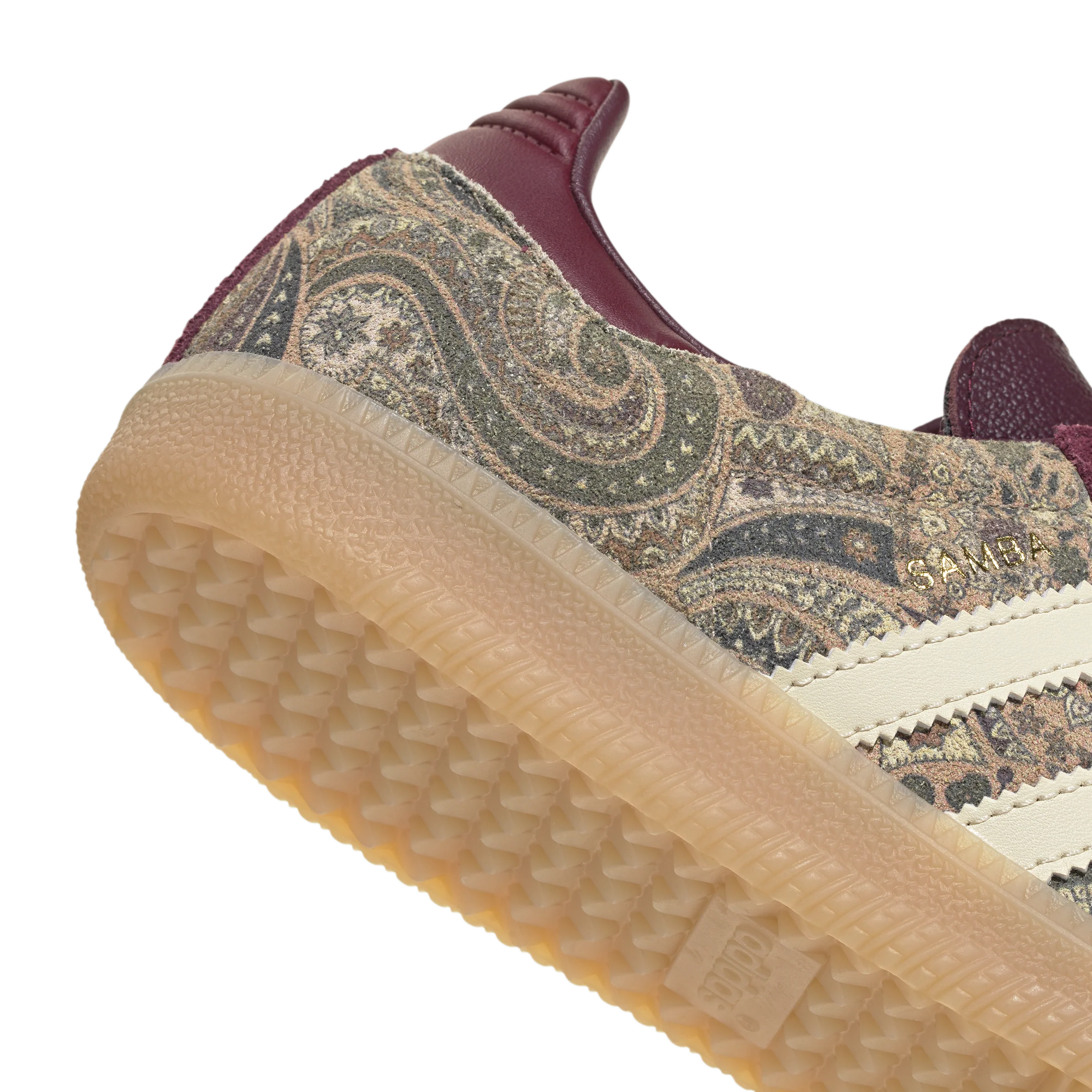 Adidas Samba OG Liberty London Maroon Warm Vanilla - Image 4
