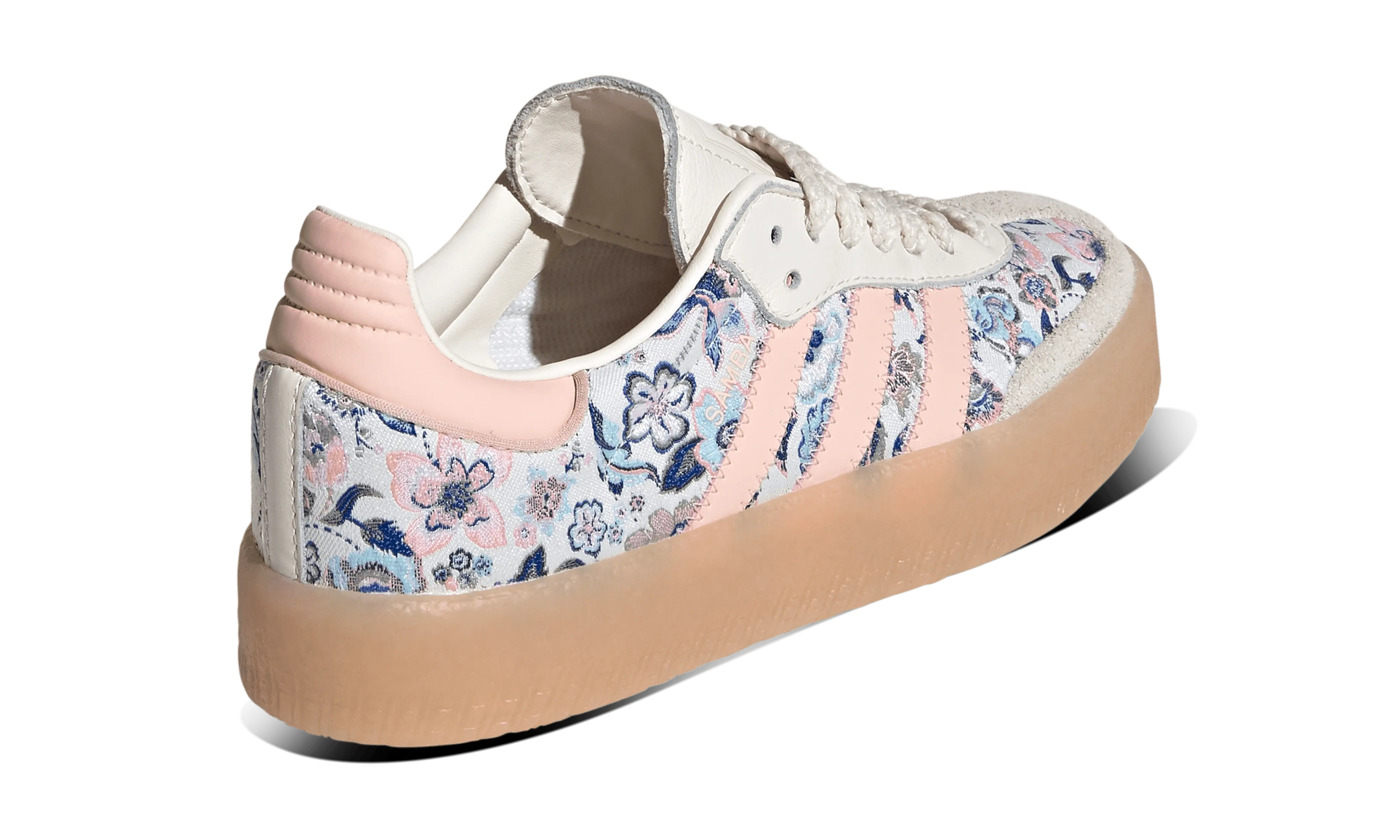 Adidas Sambae Liberty London Off White Blush Pink - Image 3
