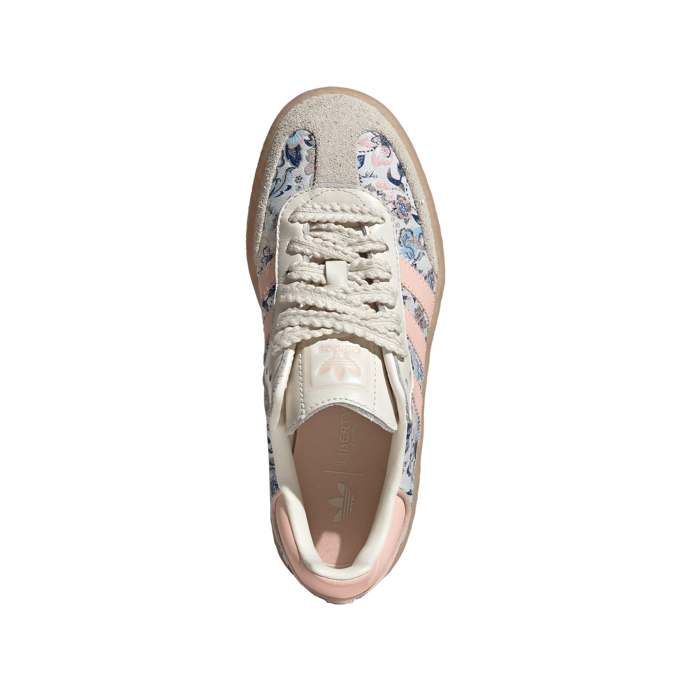 Adidas Sambae Liberty London Off White Blush Pink - Image 6