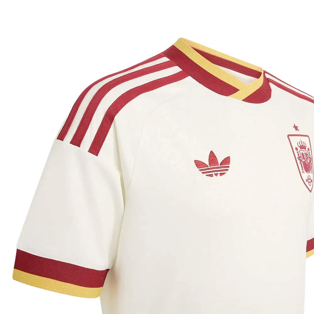 Adidas Spain 26 Away Jersey Off White - Image 4