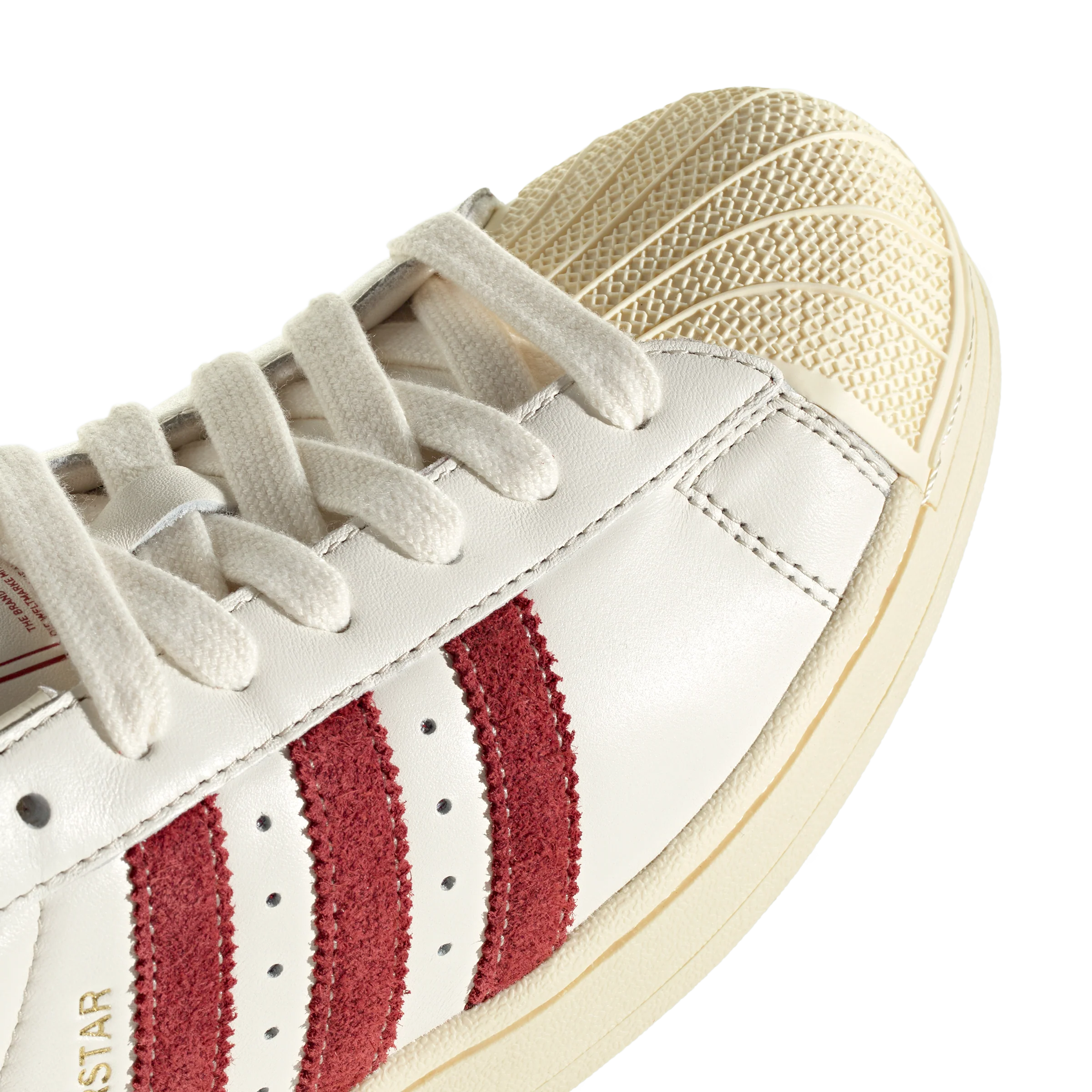 Adidas Superstar II Off White Rust Red Warm Vanilla - Image 5