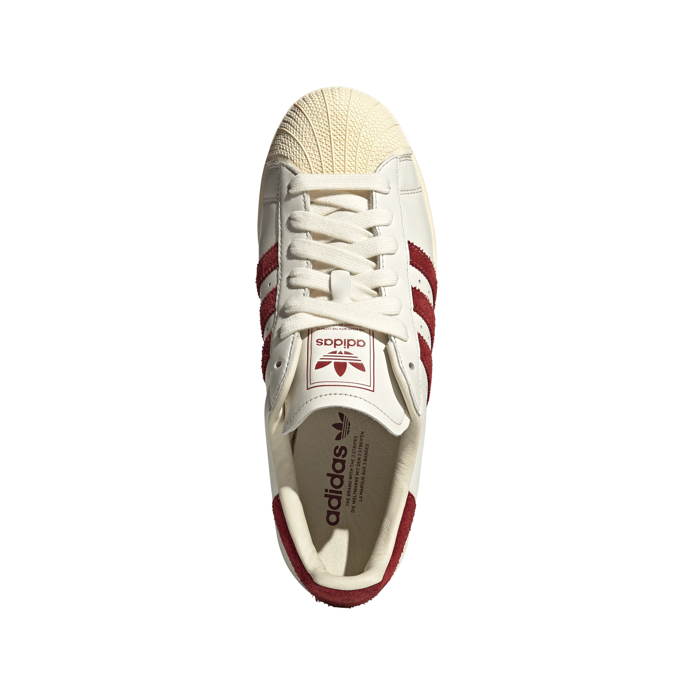 Adidas Superstar II Off White Rust Red Warm Vanilla - Image 6