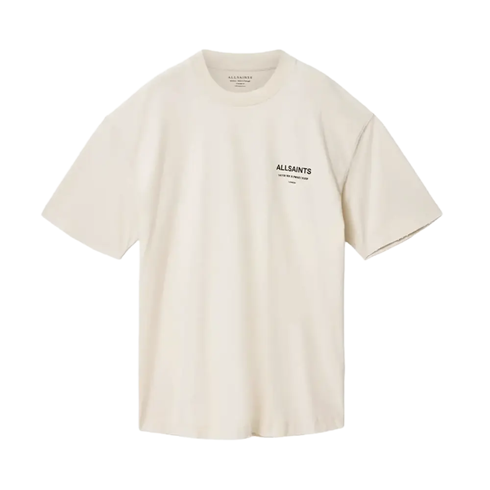ALLSAINTS Dreamer Short Sleeve Oversized Graphic T-Shirt Dusk White