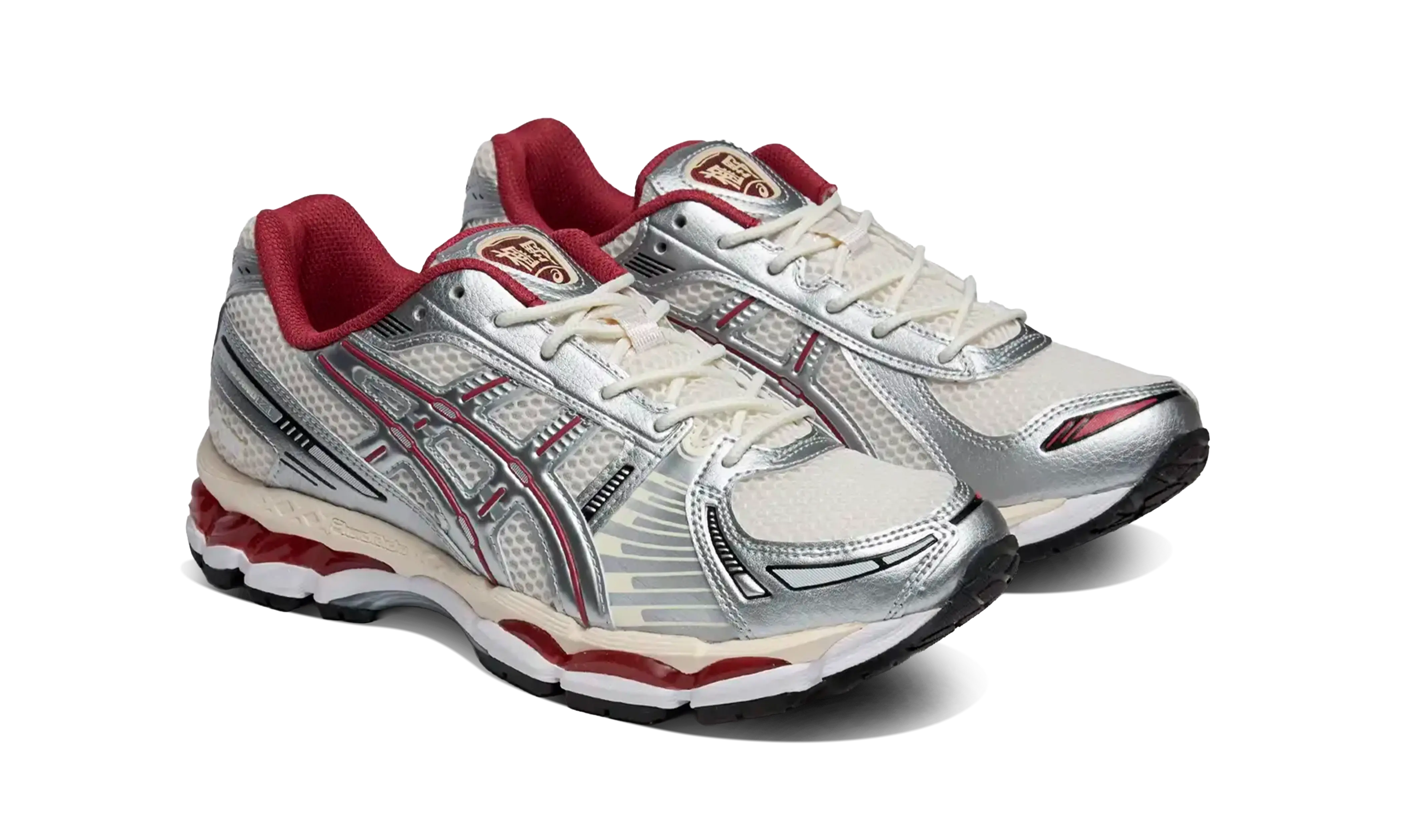 ASICS Gel-Kayano 12.1 Silver Burgundy - Image 2