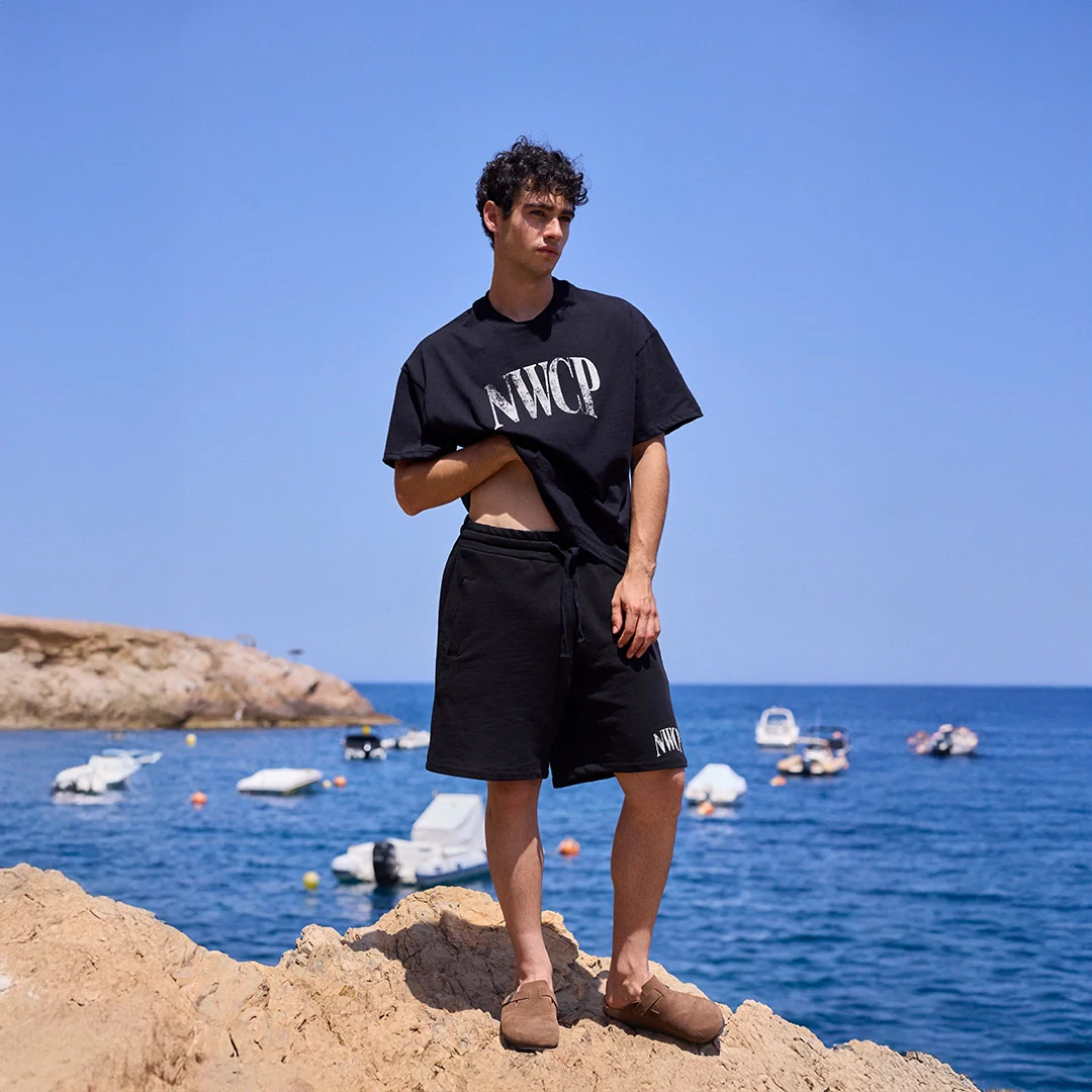 Black Distressed Logo Tee - Image 3