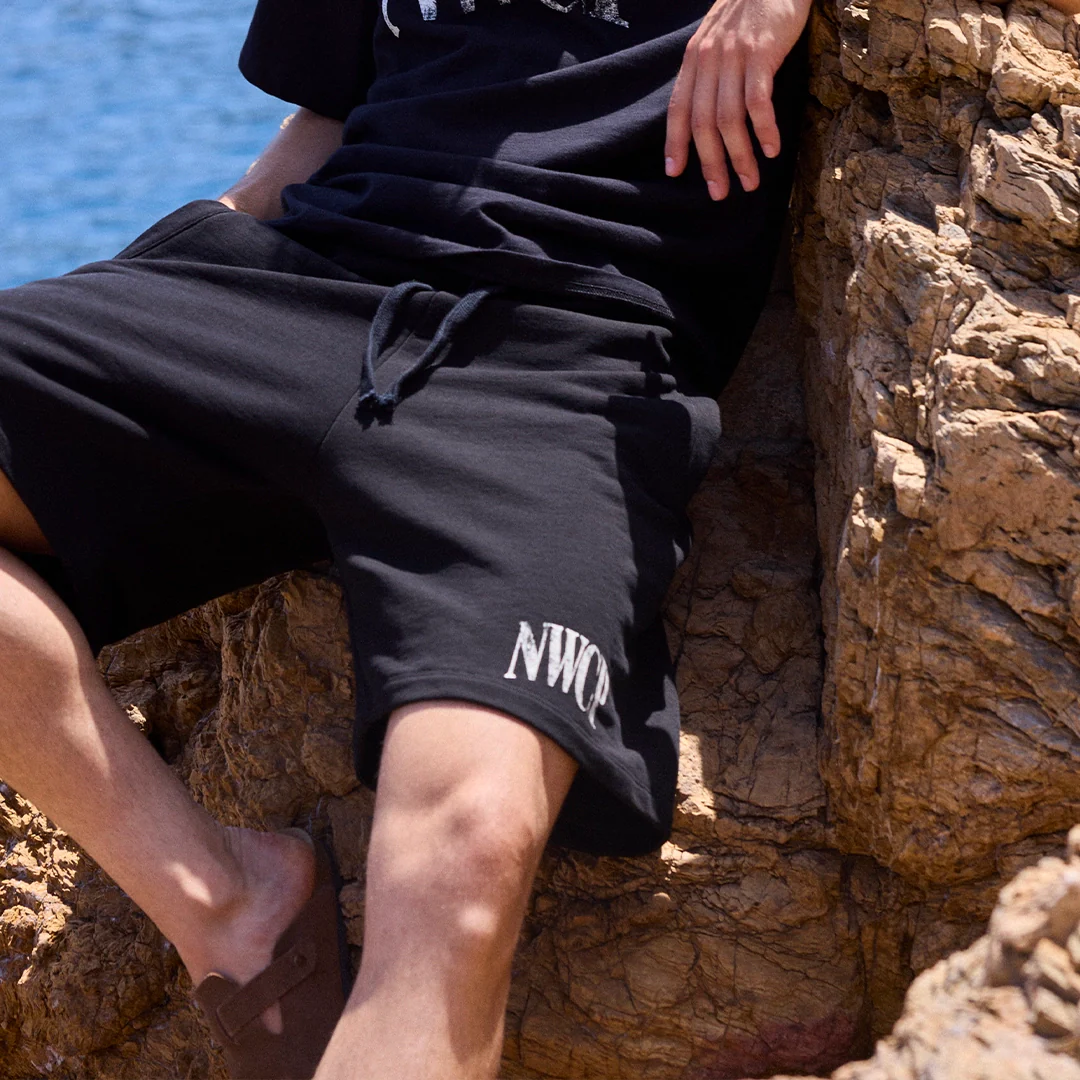 Black NWCP Sweatshort - Image 4