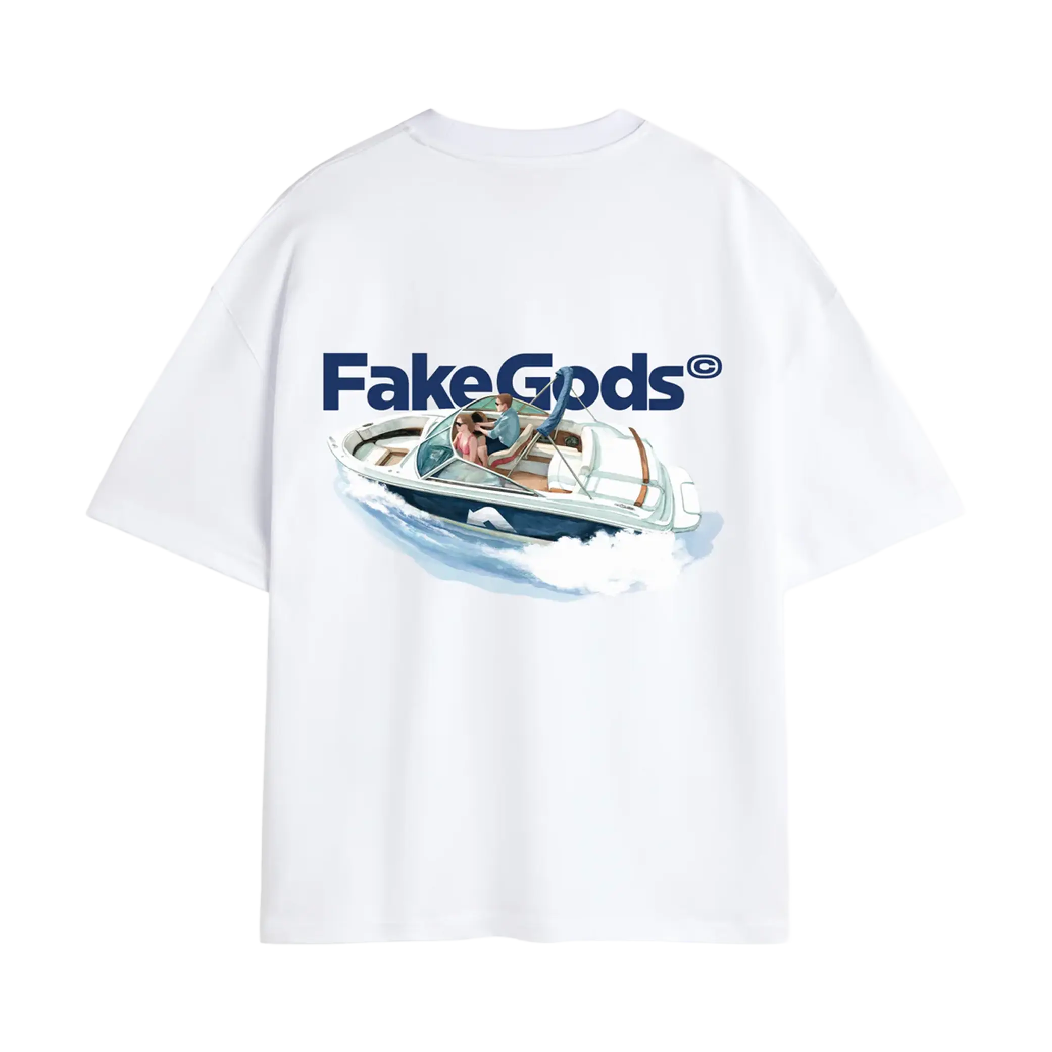 Fakegods Yacht Tee White - Image 2