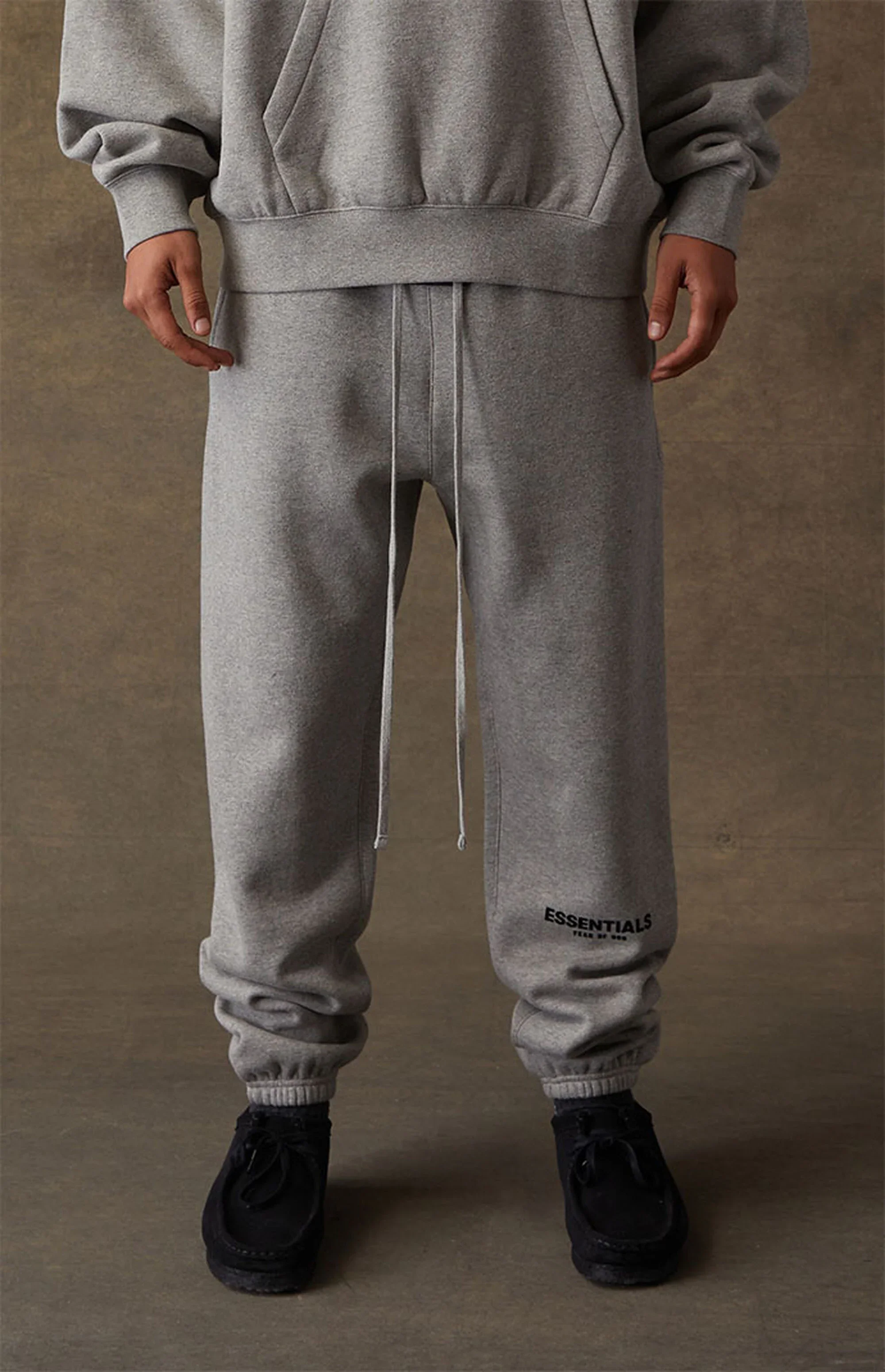 Fear Of God Essentials Sweatpants Dark Oatmeal - Image 2