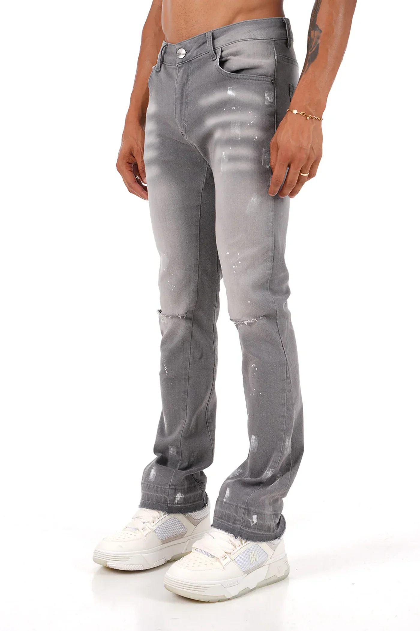 JEAN FLARE LL2000245 - GREY - Image 2