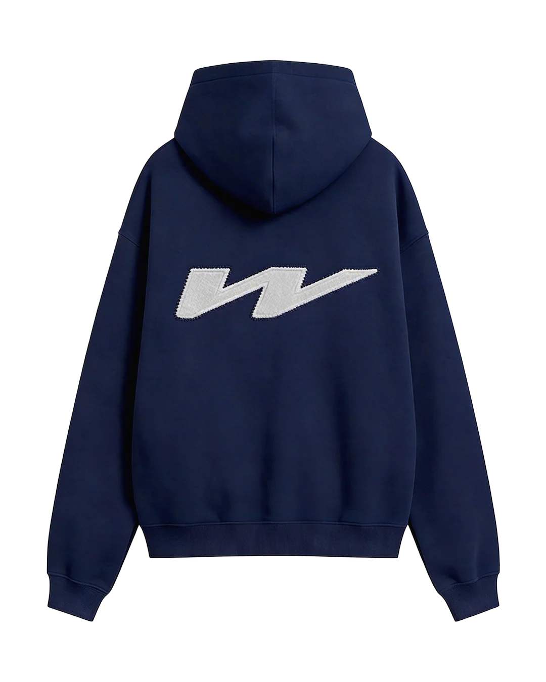 W Patch Hoodie Navy