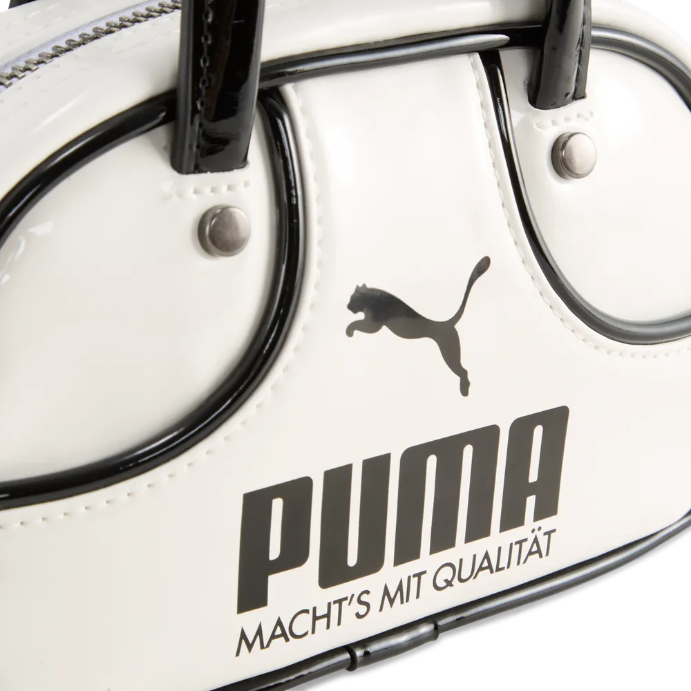PUMA 1976 Micro 1L Grip Bag White Black - Image 3