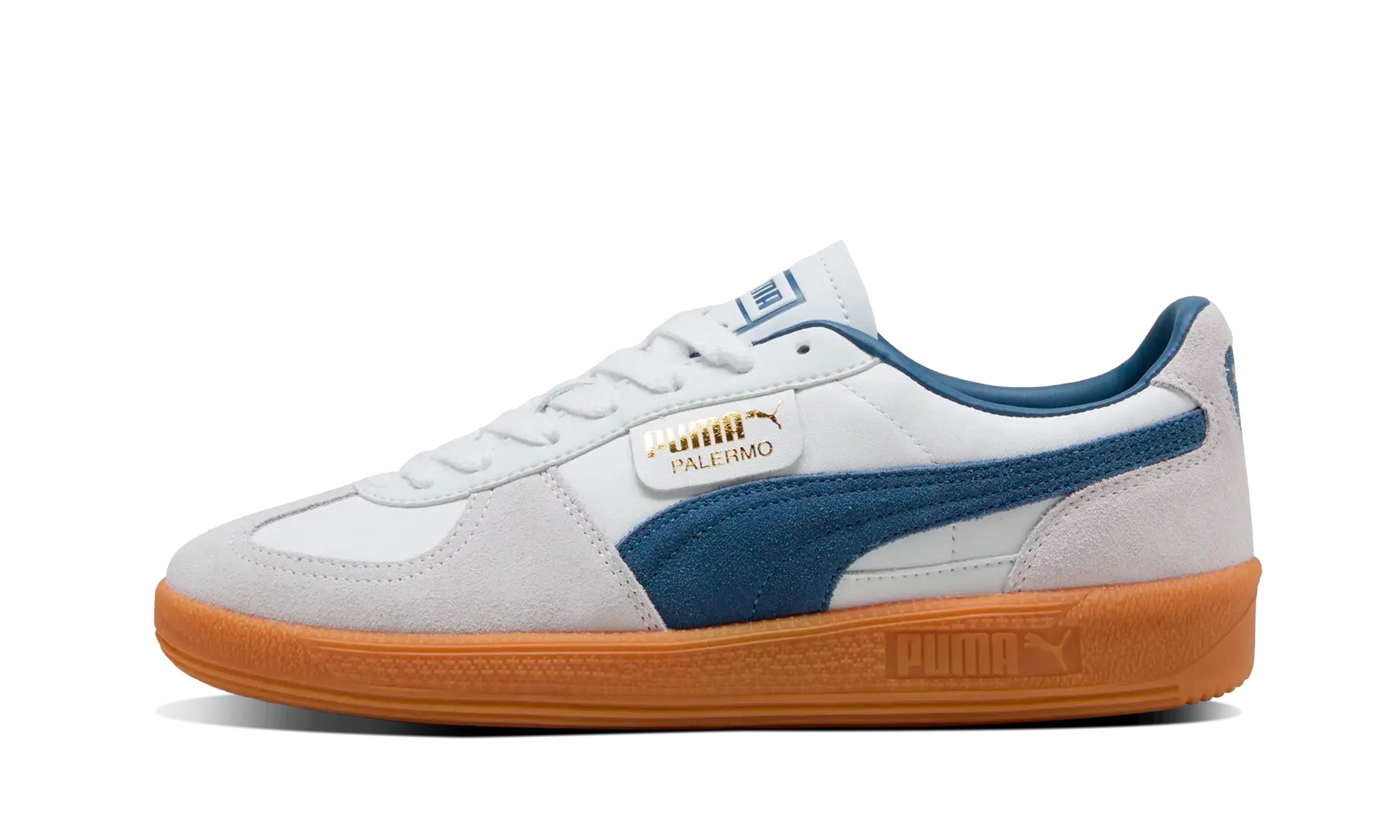 Puma Palermo Lth White Dark Indigo