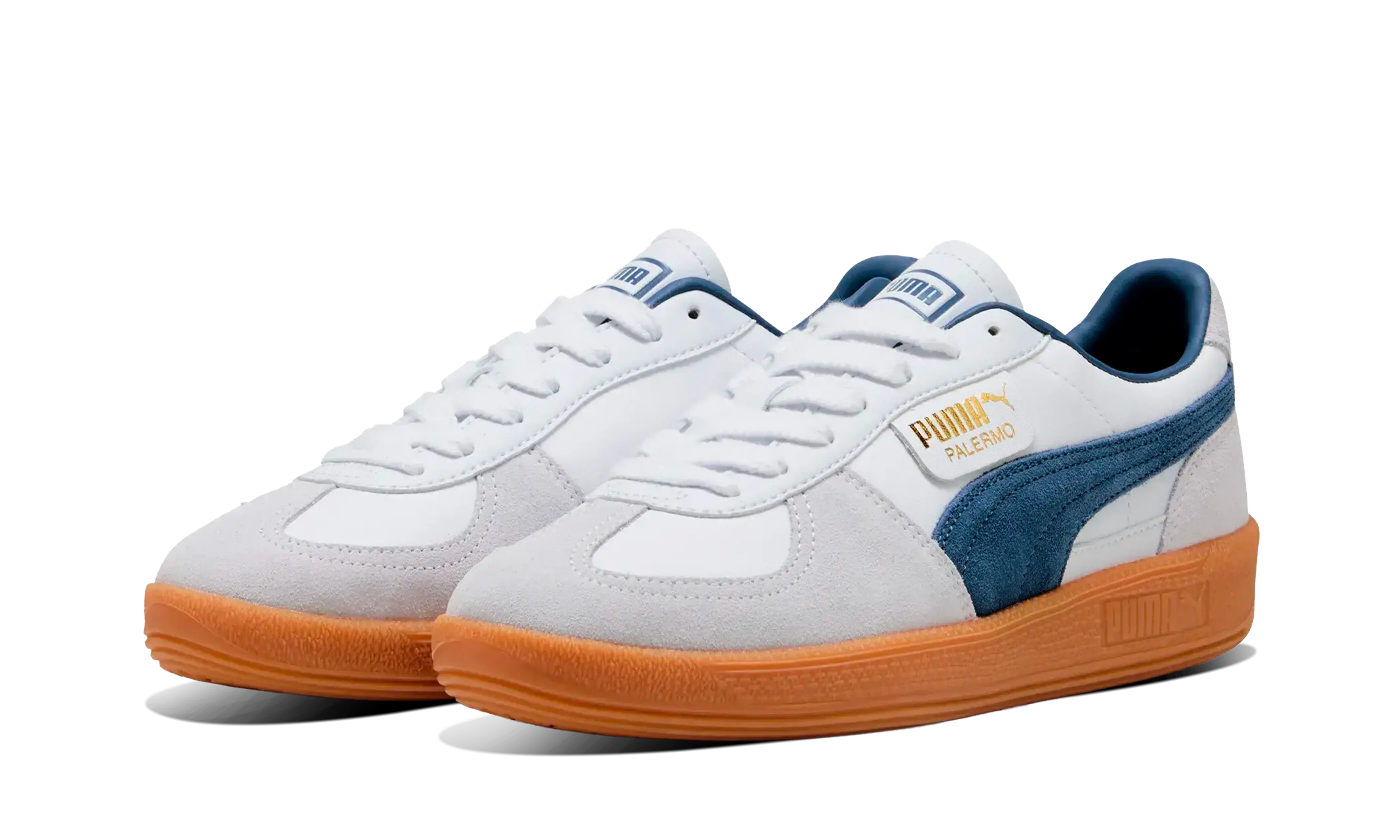 Puma Palermo Lth White Dark Indigo - Image 2
