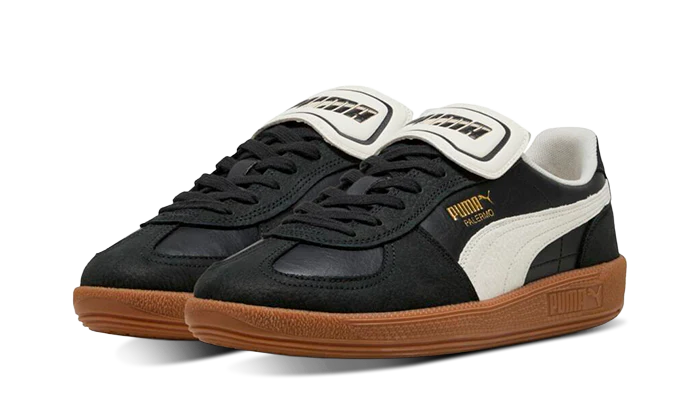 Puma Mujer Palermo Premium Black White Gum - Image 2
