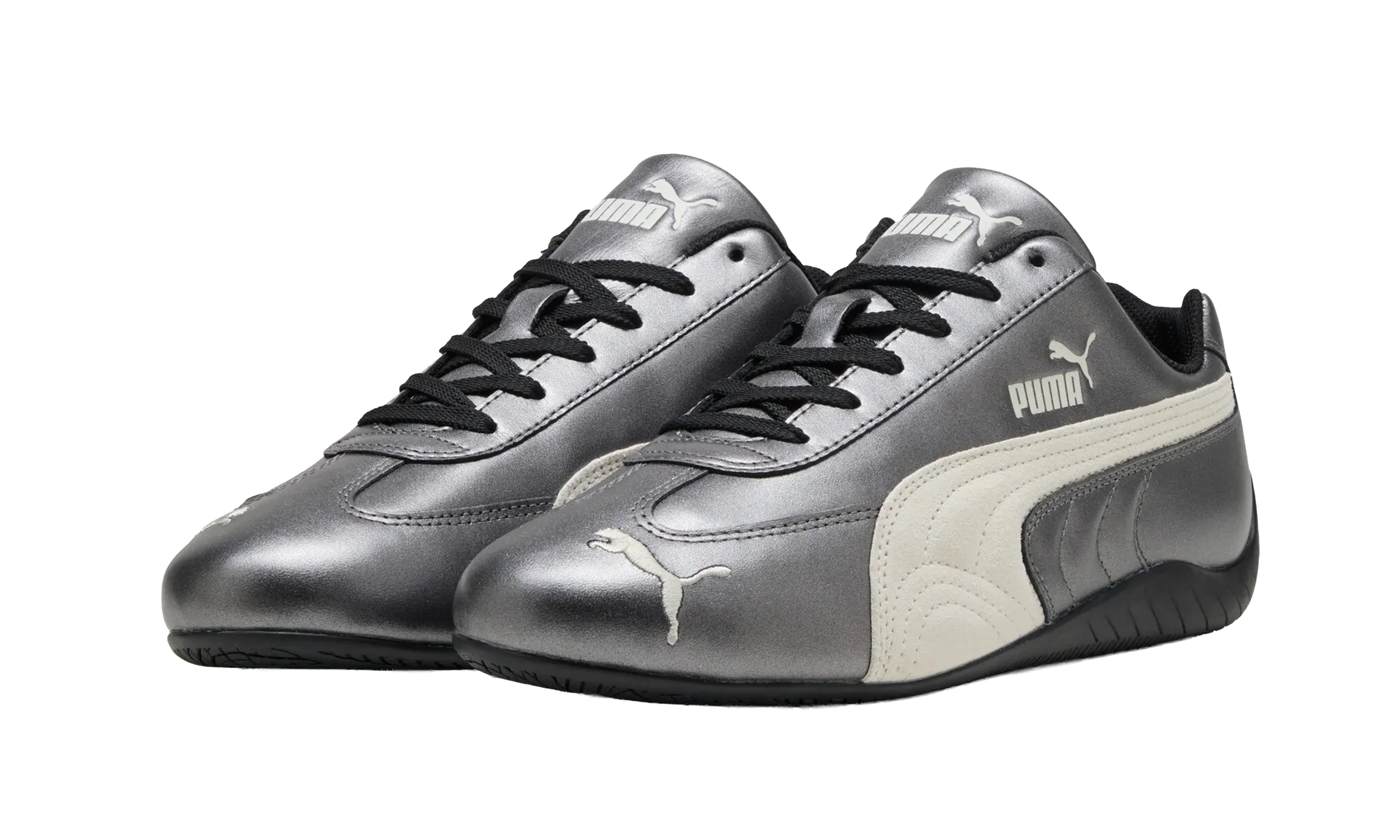 Puma Mujer Speedcat Metallic Black Warm White - Image 2