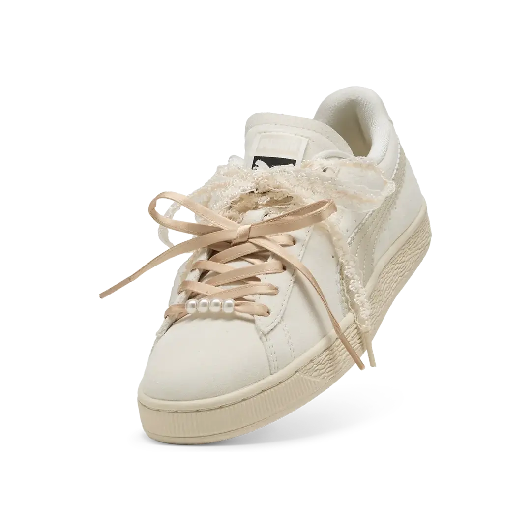 Puma Suede Bloom Mujer Frosted Ivory Silver Fog - Image 3