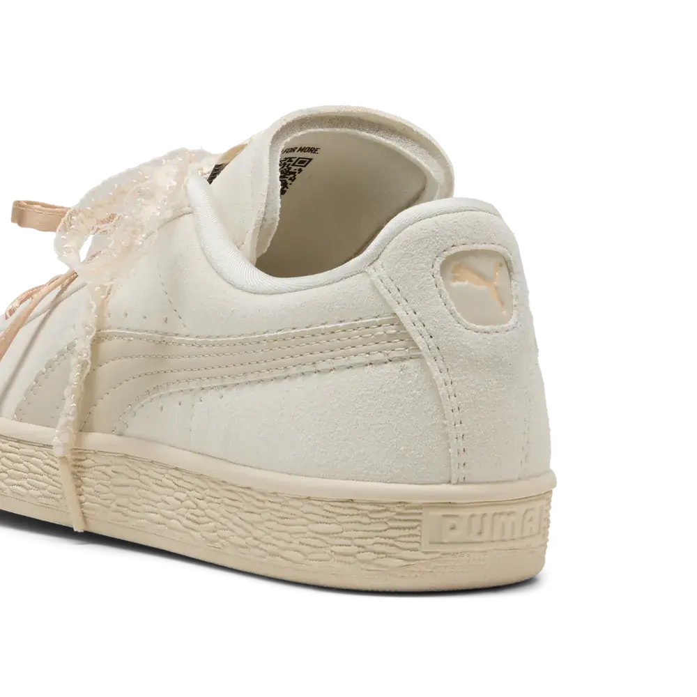 Puma Suede Bloom Mujer Frosted Ivory Silver Fog - Image 4