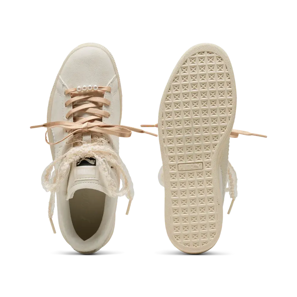Puma Suede Bloom Mujer Frosted Ivory Silver Fog - Image 5